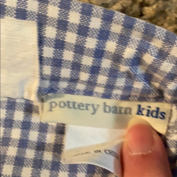 Pottery Barn Kids Drawstring Gingham Bag - Picture 4 of 4